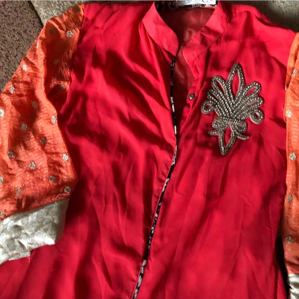 Designer frock kameez